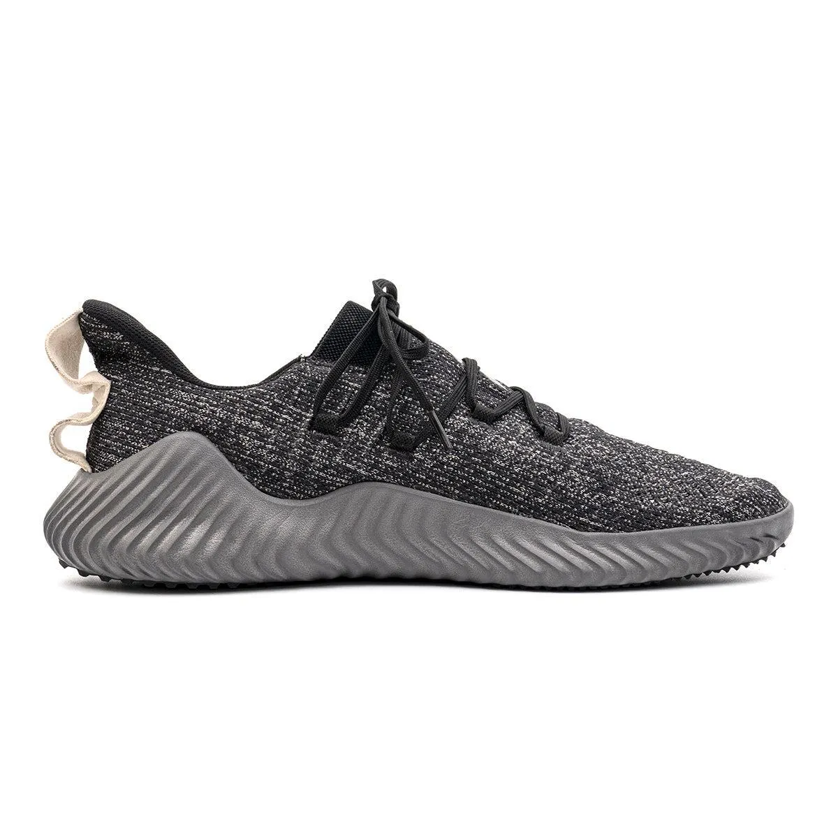 Adidas Alphabounce Lifestyle Sport Shoes Fabric Black Colour For Men