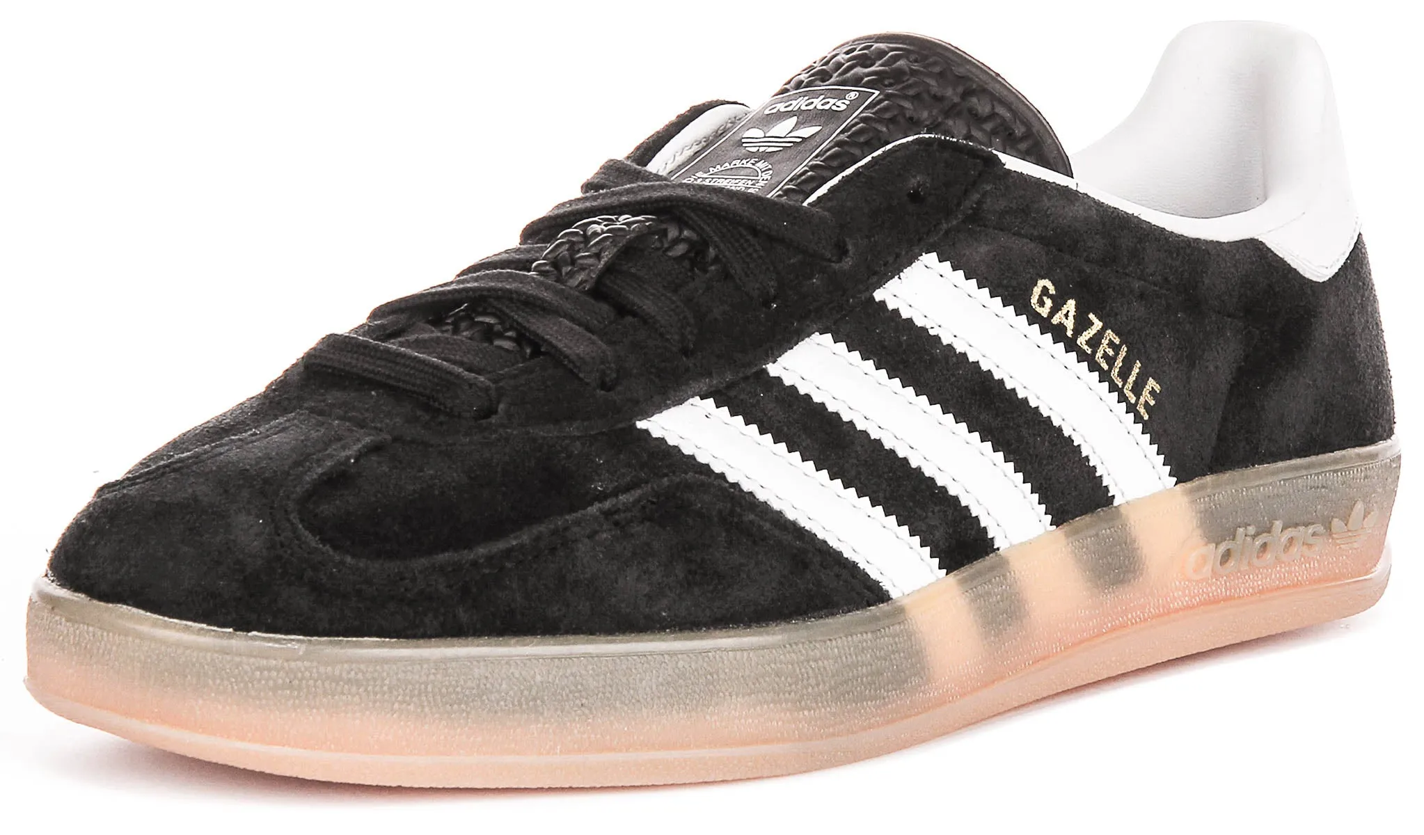 Adidas Gazelle Indoor In Black White