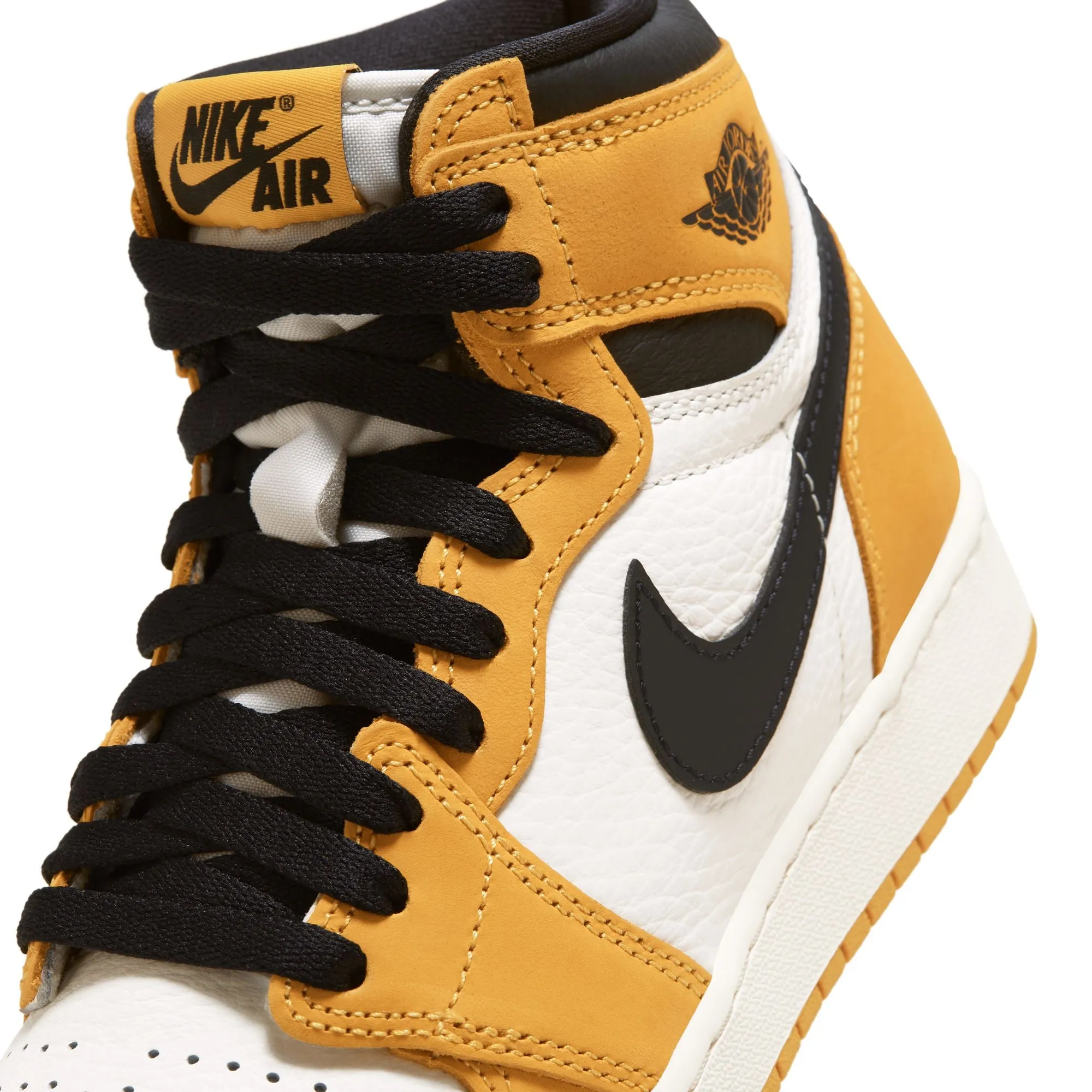 Air Jordan 1 Retro High OG (GS) (Yellow Ochre/Black-Sail)