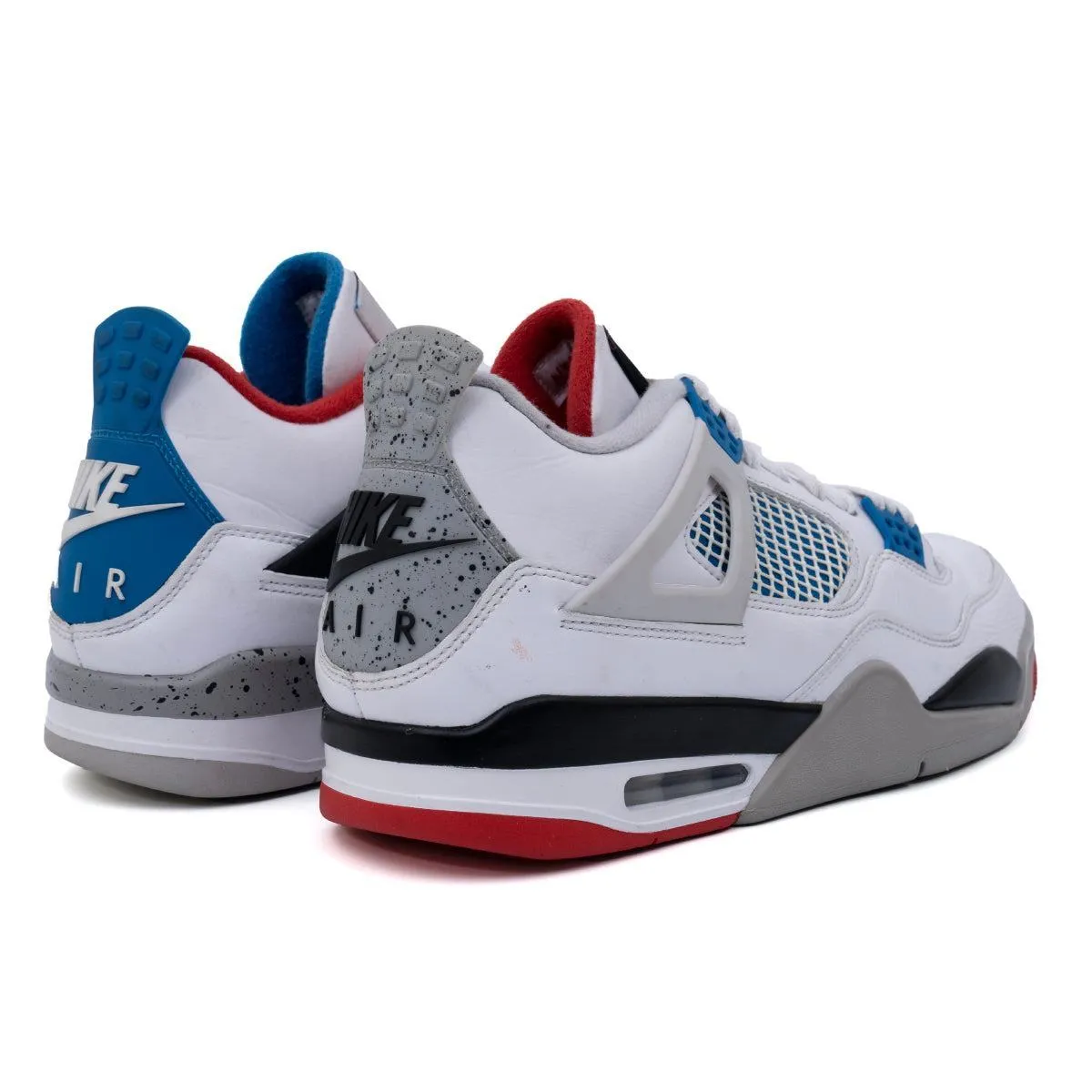 Air Jordan 4 Retro Sport Shoes Leather White Colour For Men