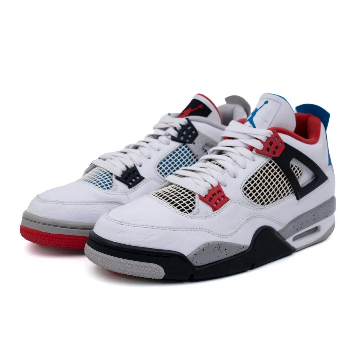 Air Jordan 4 Retro Sport Shoes Leather White Colour For Men