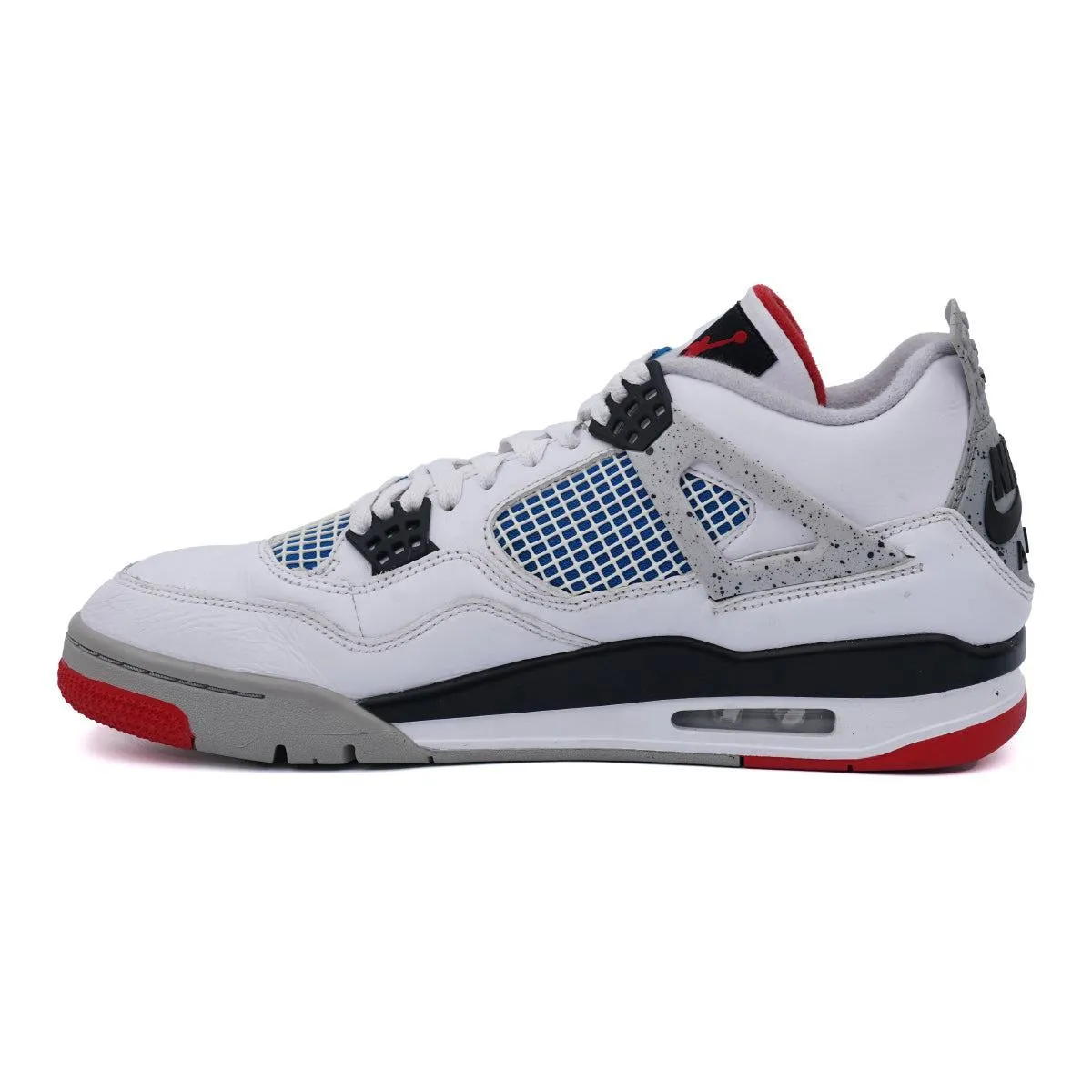 Air Jordan 4 Retro Sport Shoes Leather White Colour For Men