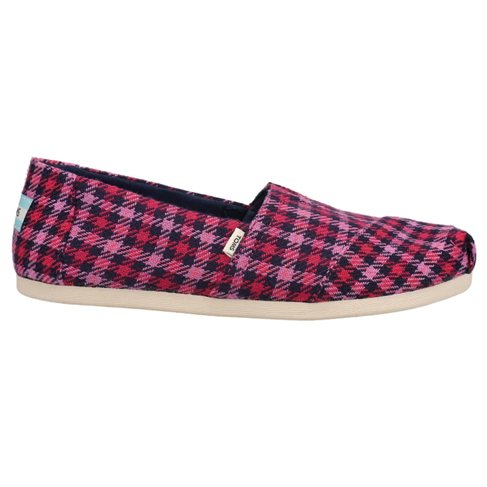 Alpargata Plaid Slip On Flats