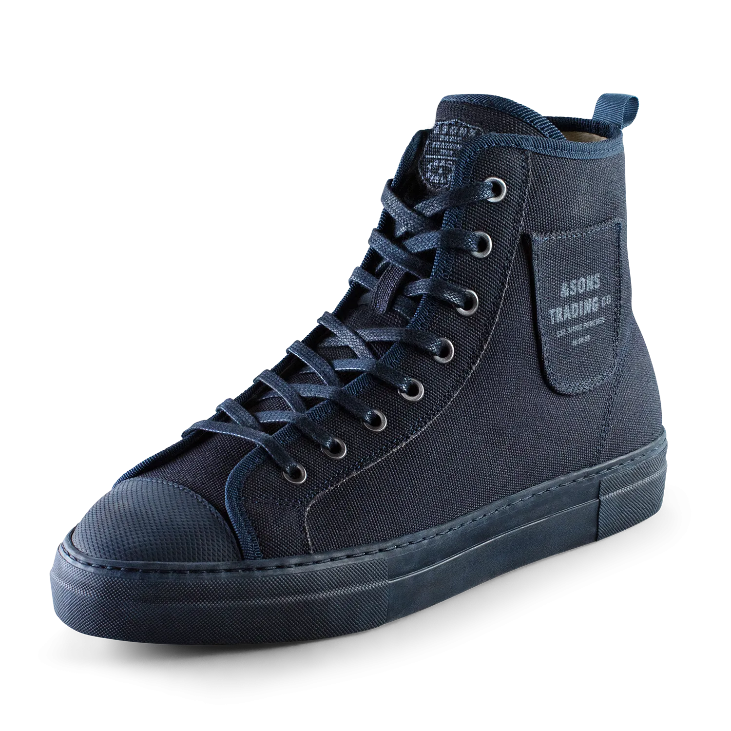 &SONS Baseline Basketball High Top Navy