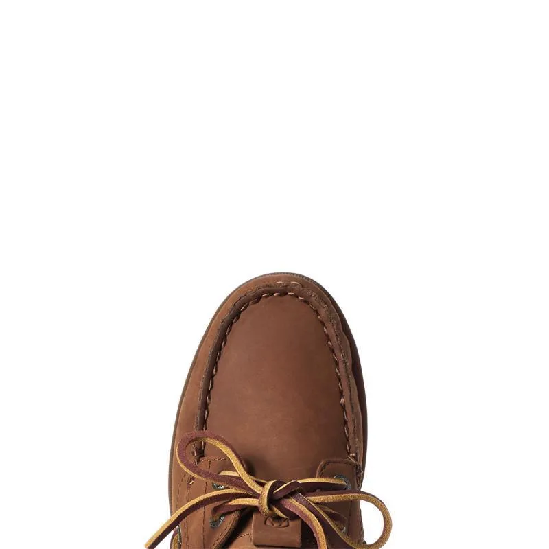 Ariat Antigua Ladies Deck Shoe - Walnut