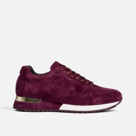 Ash Amethyst Purple Leather Trainers