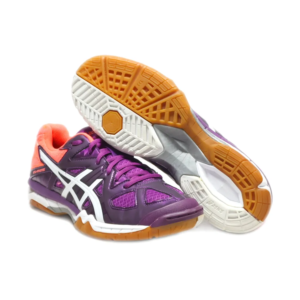 Asics Gel Tactic Sport Shoes Fabric Purple Colour For Women