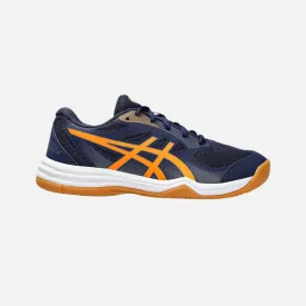 Asics Upcourt 5 Grade School Kids Shoes -Peacoat/Shocking Orange