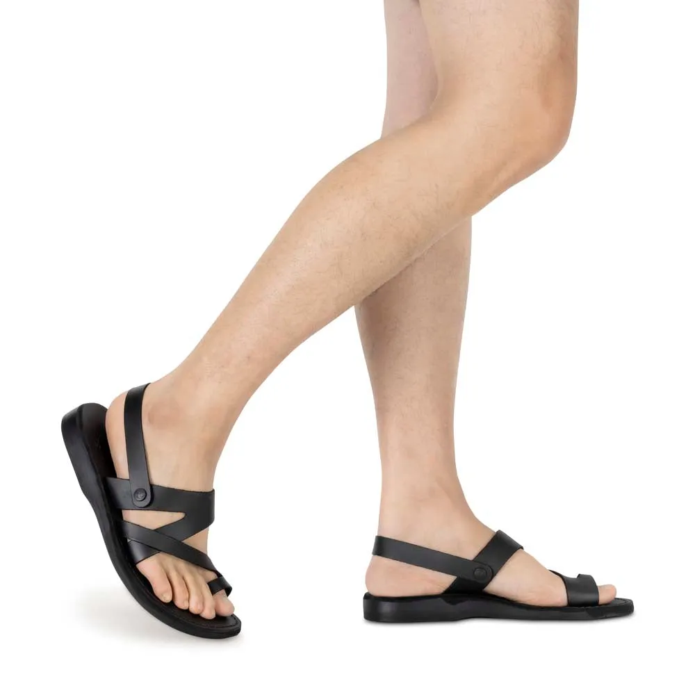 Benjamin - Leather Slingback Sandal | Black