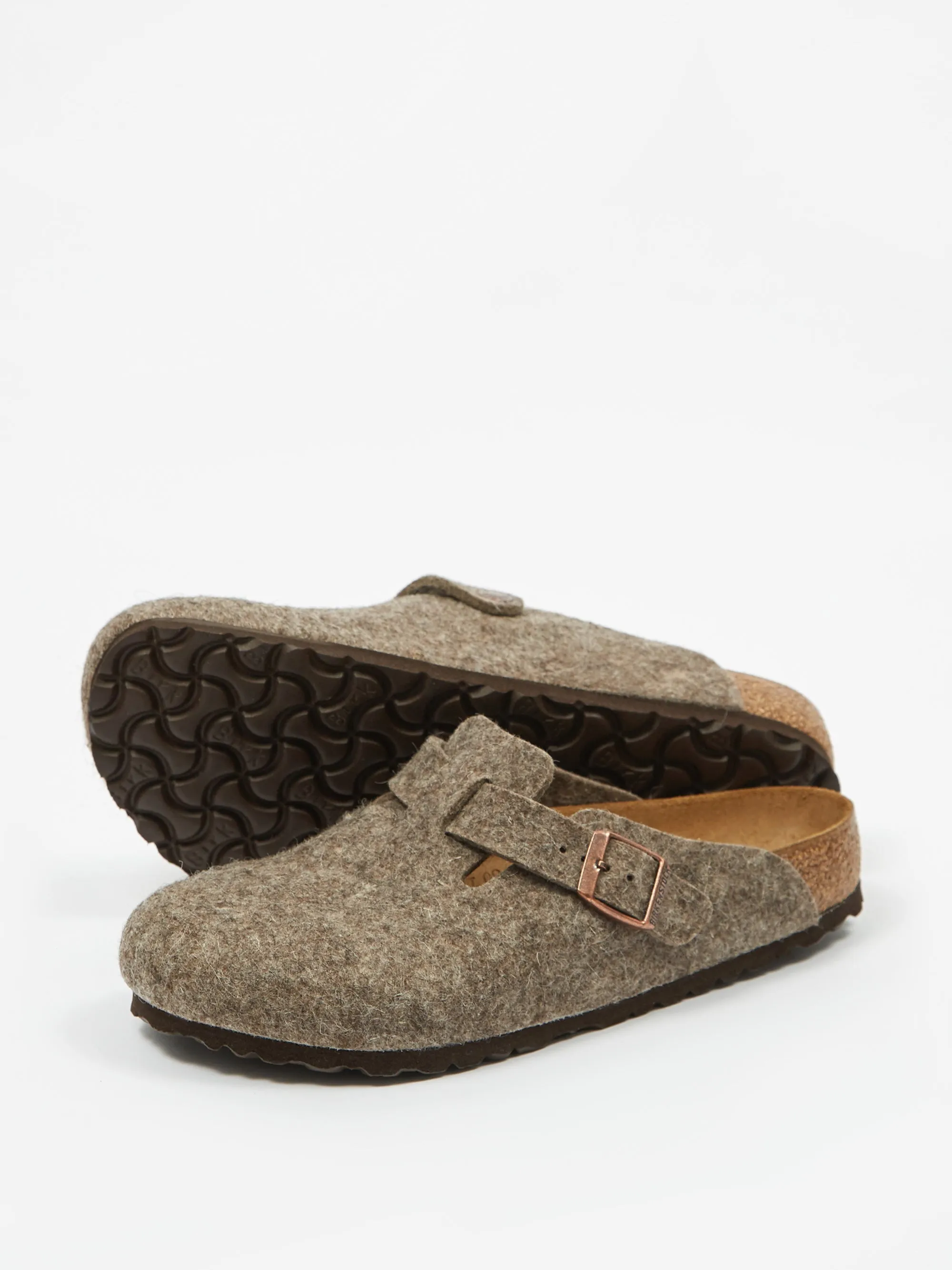 Birkenstock Boston Wool W - Cacao