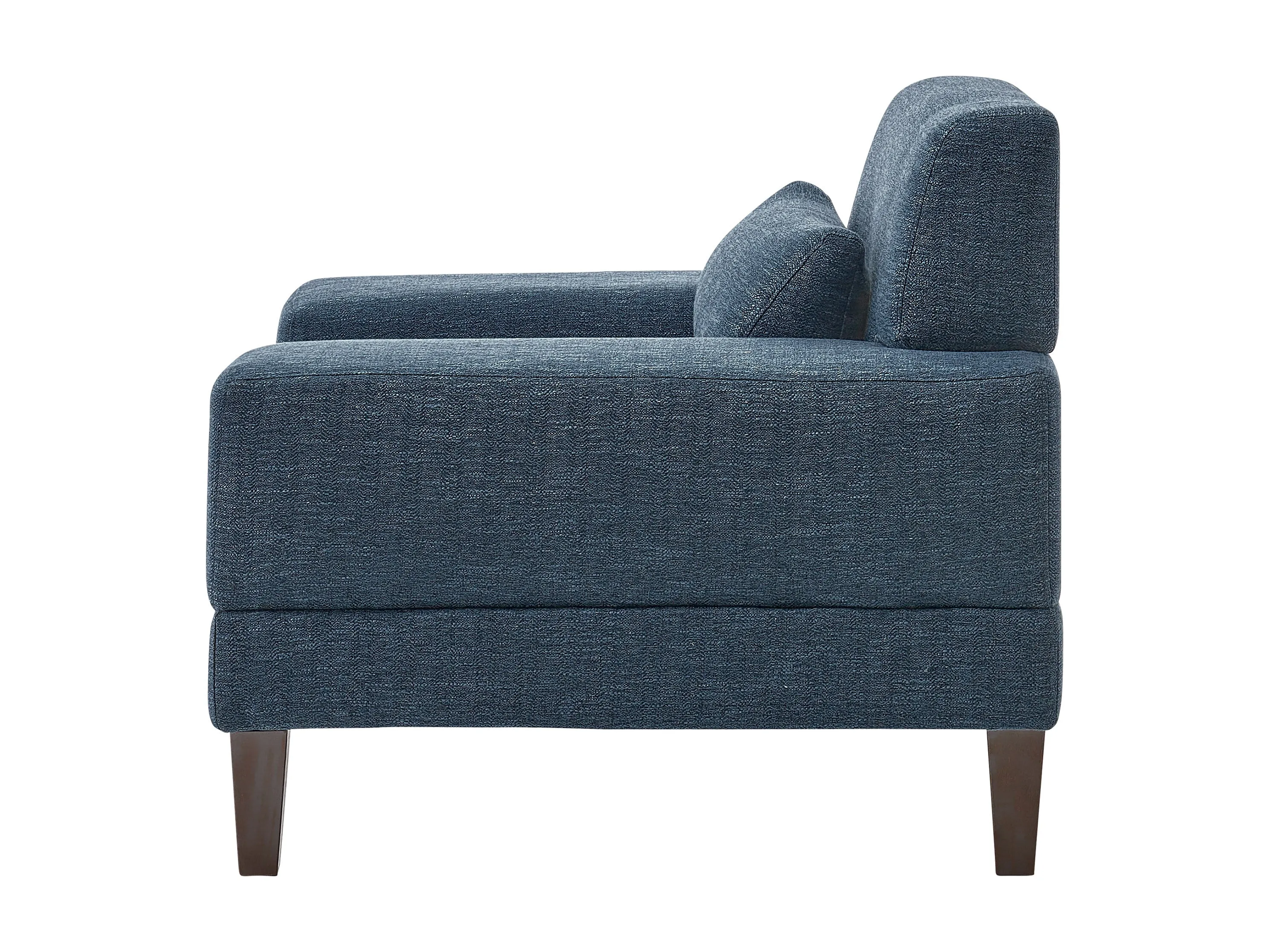 Blue Wide Arm Chair