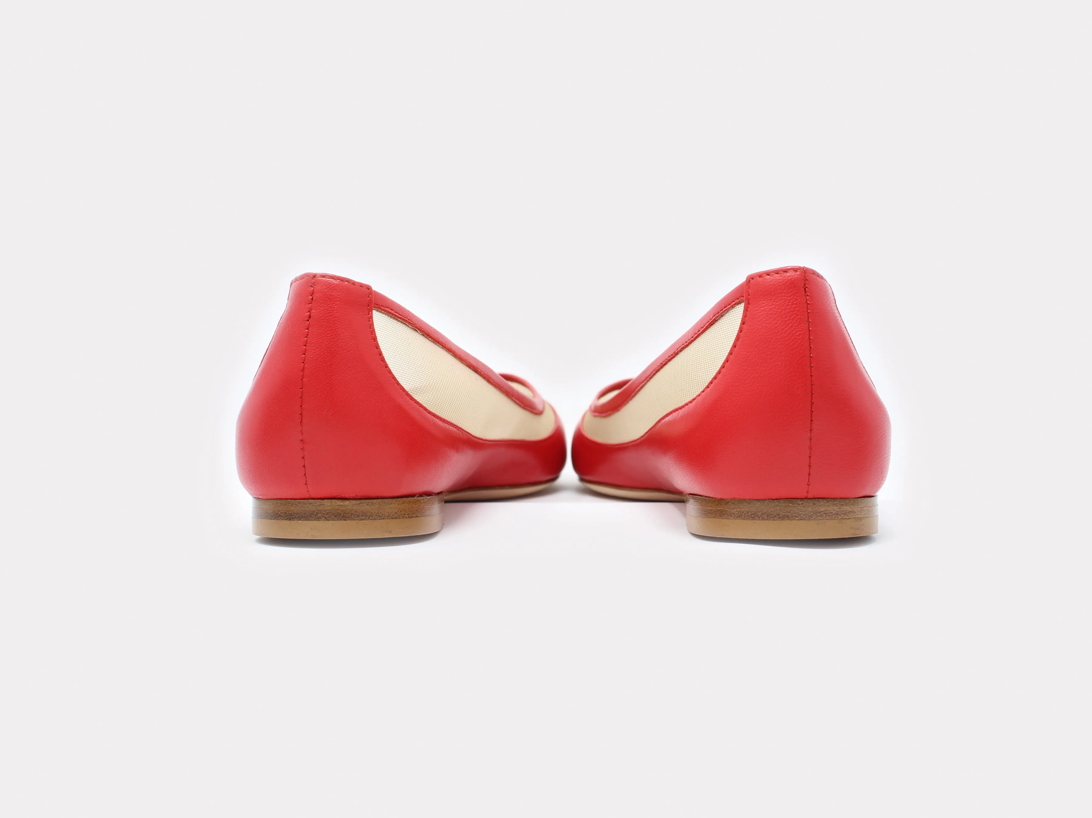 Brera Nappa Rossa Flats