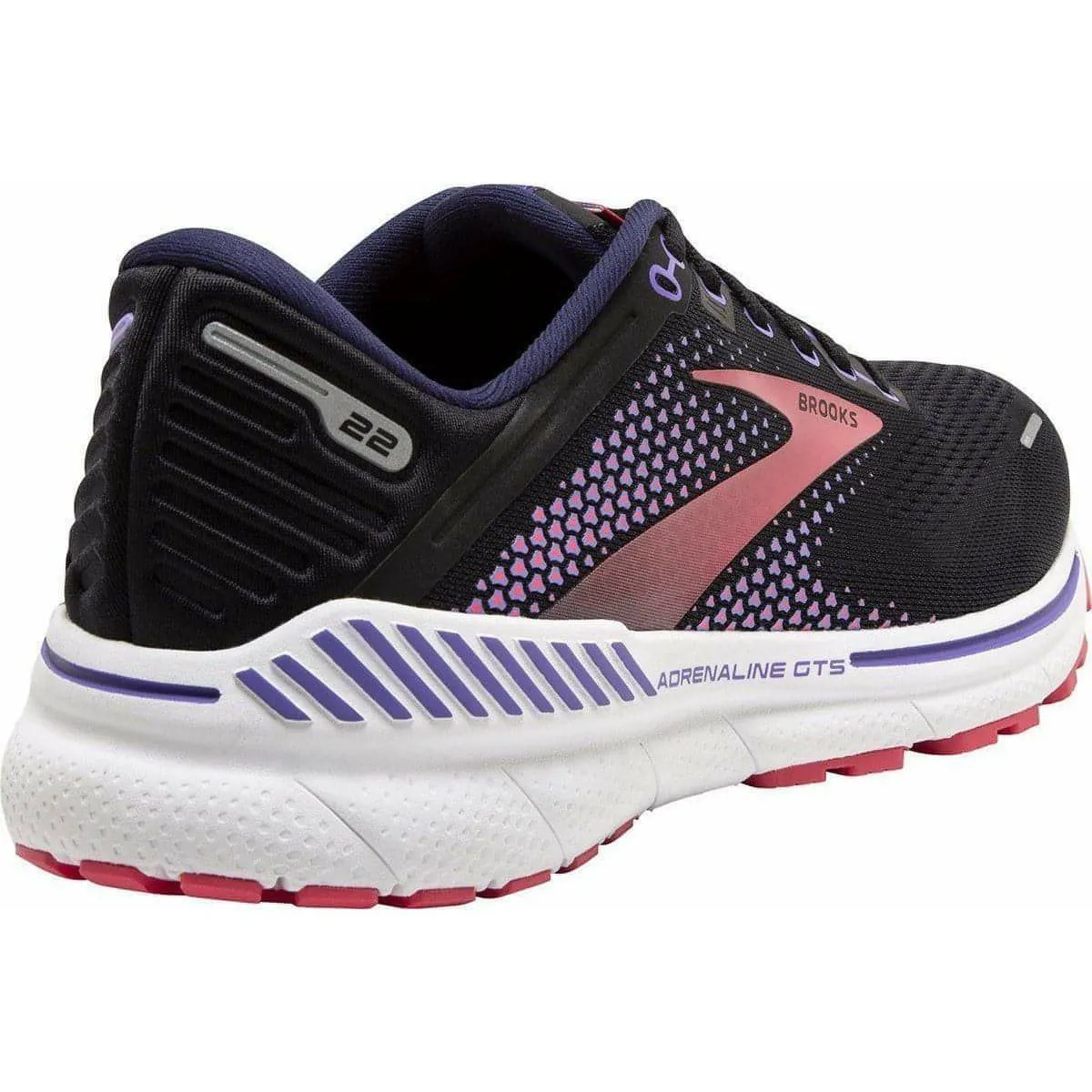 Brooks Adrenaline GTS 22 WIDE FIT Womens Running Shoes - Black