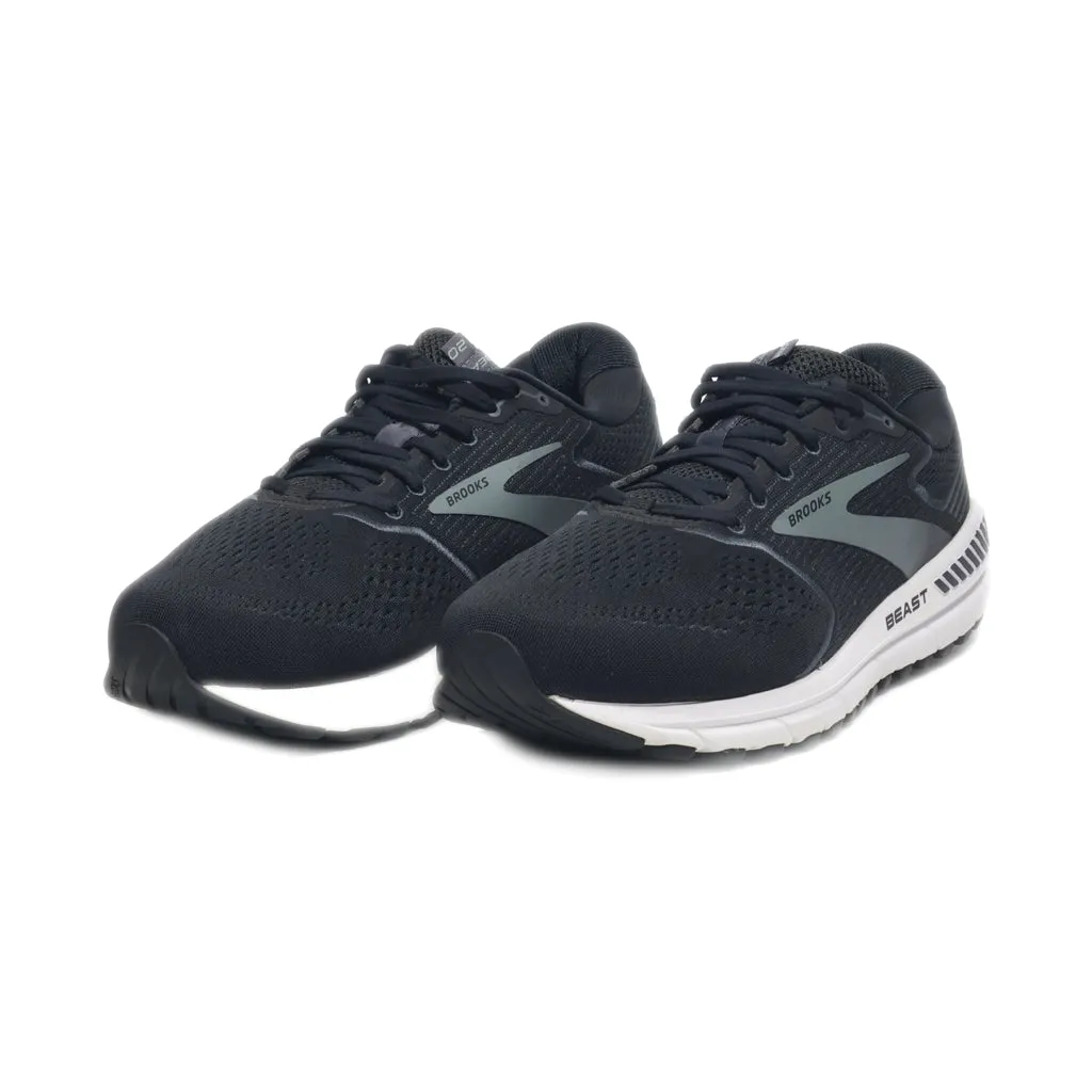 Brooks Beast 20 Sport Shoes Fabric Black Colour For Men