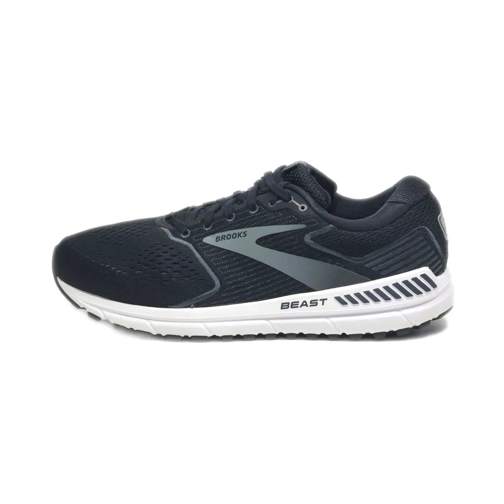 Brooks Beast 20 Sport Shoes Fabric Black Colour For Men