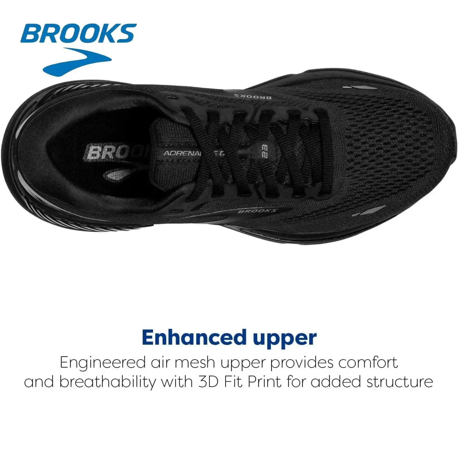 Brooks Men’s Adrenaline GTS 23 Offers A Lightweight Design and Maximum Stability for Your Runs Men Shoes