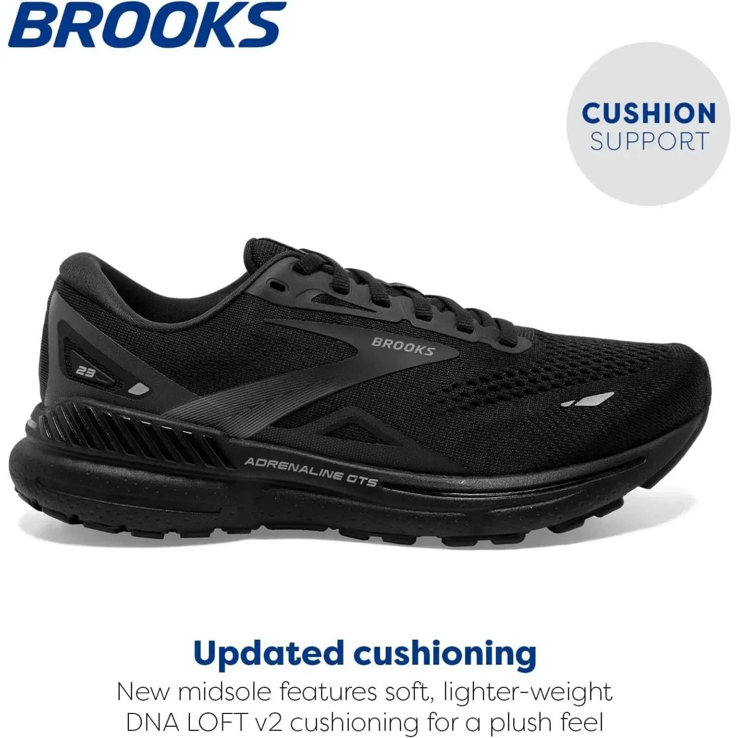 Brooks Men’s Adrenaline GTS 23 Offers A Lightweight Design and Maximum Stability for Your Runs Men Shoes