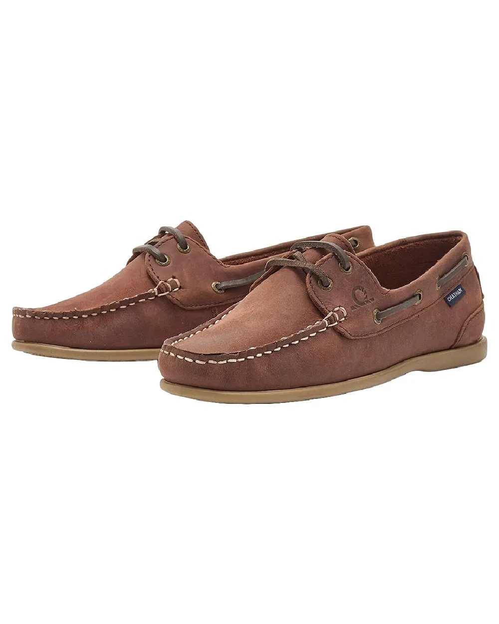 Chatham Womens Penang Leather Boat Shoes