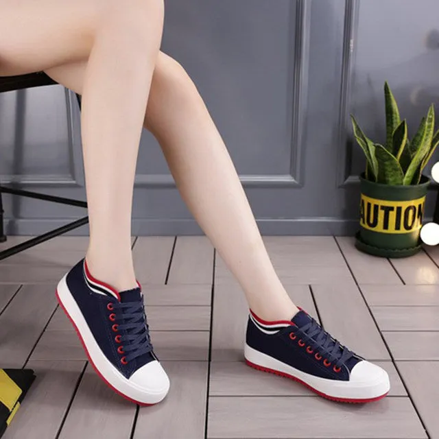 Classic Women's Casual Comfortable Canvas Shoes - Model-8892