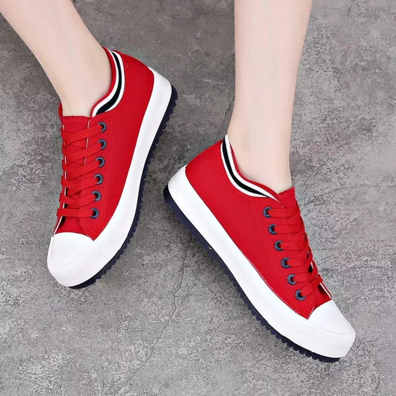 Classic Women's Casual Comfortable Canvas Shoes - Model-8892