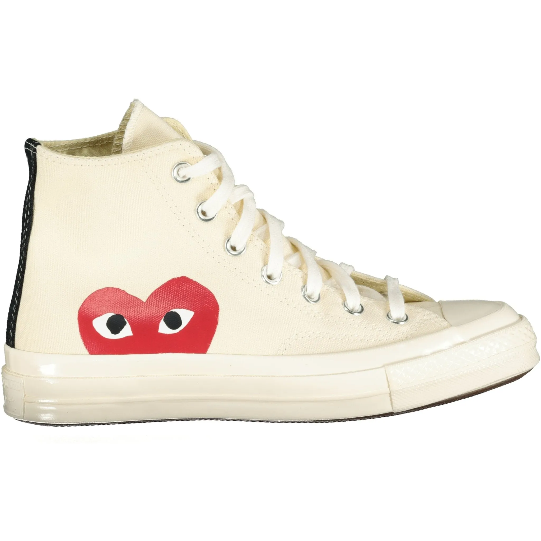 Comme Des Garcons Play x Converse Chuck Hi Beige