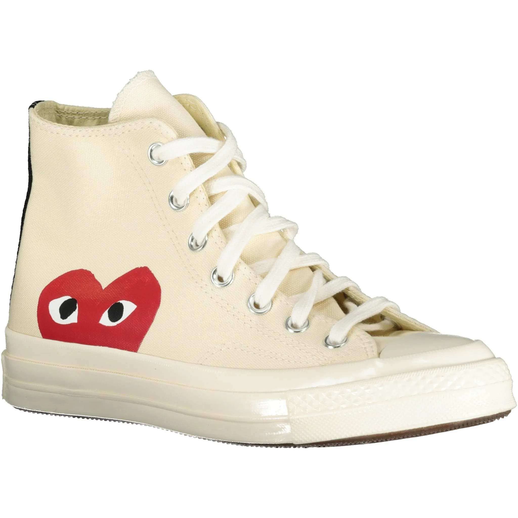 Comme Des Garcons Play x Converse Chuck Hi Beige