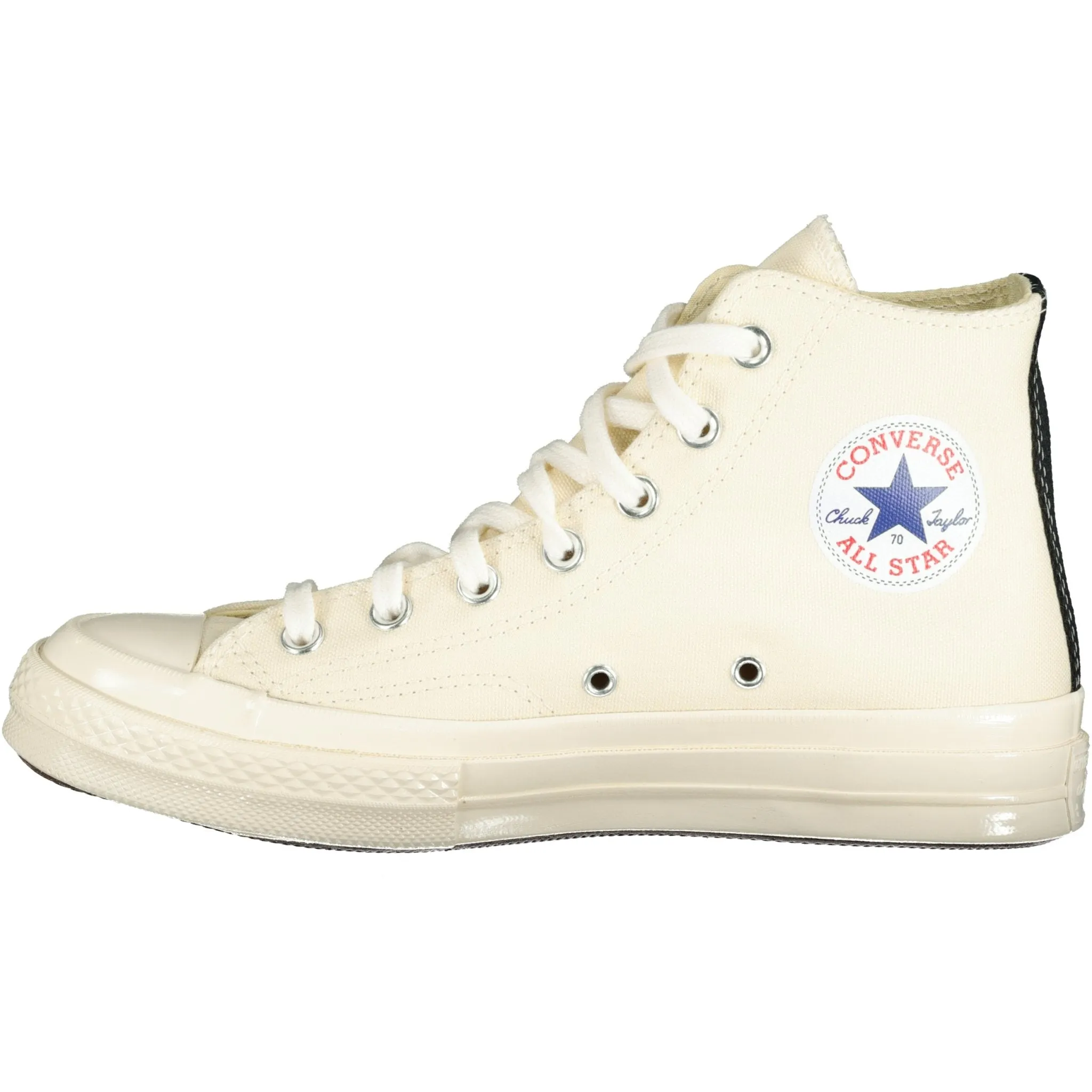 Comme Des Garcons Play x Converse Chuck Hi Beige