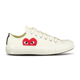 Comme Des Garcons Play x Converse Chuck Low Beige