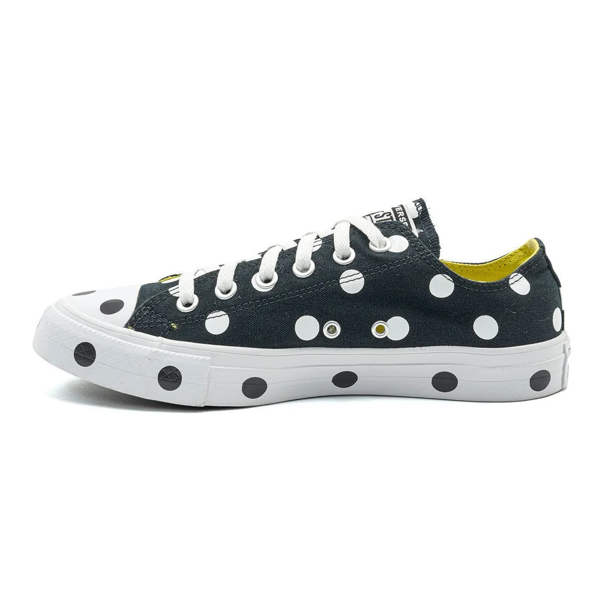 Converse Ctas Ox Low-Top Sneakers Canvas Black Colour For Women