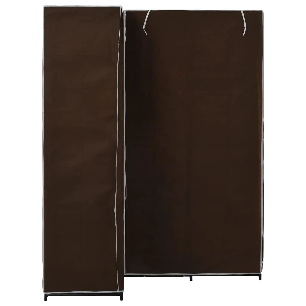 Corner Wardrobe Brown 130x87x169 cm