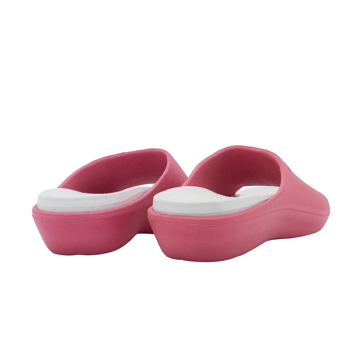 Cross Slide Sandals Sliders Rubber Pink Colour For Women