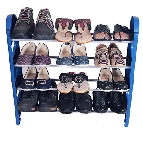 DIGIONICS Cady Premium Metal Stackable and Durable, Easy to Assemble, Space Saving Shoe Rack (3 Shelves)