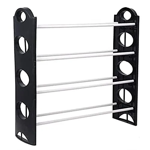 DIGIONICS Cady Premium Metal Stackable and Durable, Easy to Assemble, Space Saving Shoe Rack (3 Shelves)