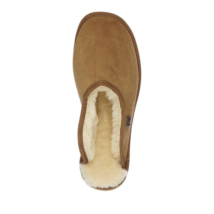 EMU Mens Platinum Esperance Scuff Slipper Slip On Sheepskin Chestnut