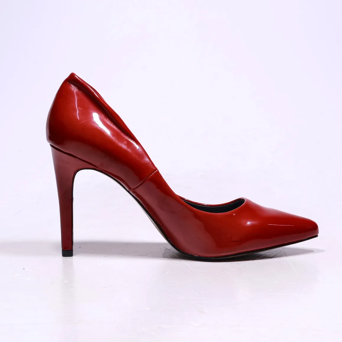 H&M High-Heel Shoes Leather Red Colour For Women