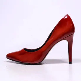 H&M High-Heel Shoes Leather Red Colour For Women