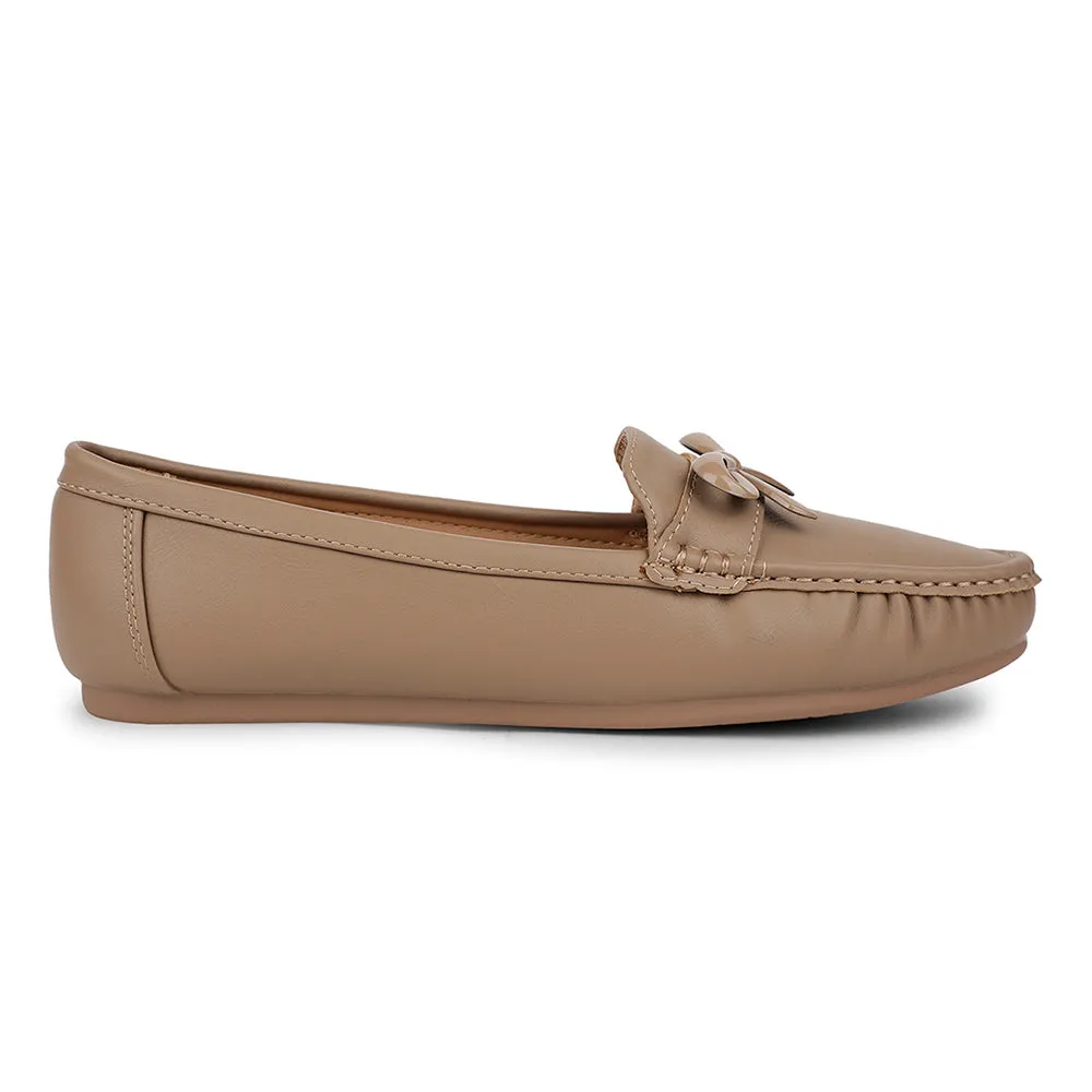 Healers Casual Beige Loafers For Women ZQ-AL-BL01 By Liberty