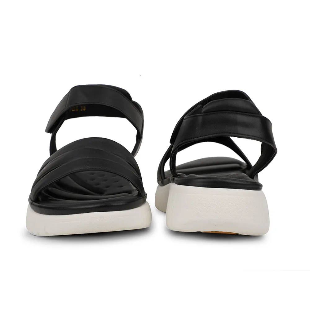 Healers Casual Black Sandal For Women ZQ-RN-L66 By Liberty