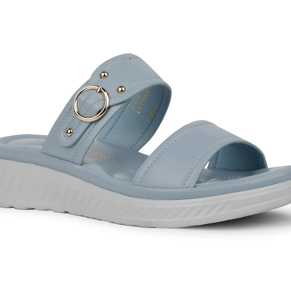 Healers Casual Sky Blue Slipper For Women ZQ-AL-SL02 By Liberty