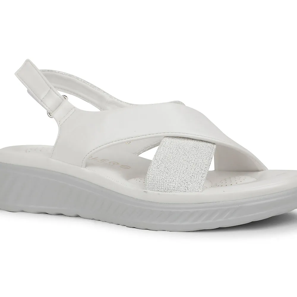 Healers Casual White Sandal For Women ZQ-AL-SN03 By Liberty