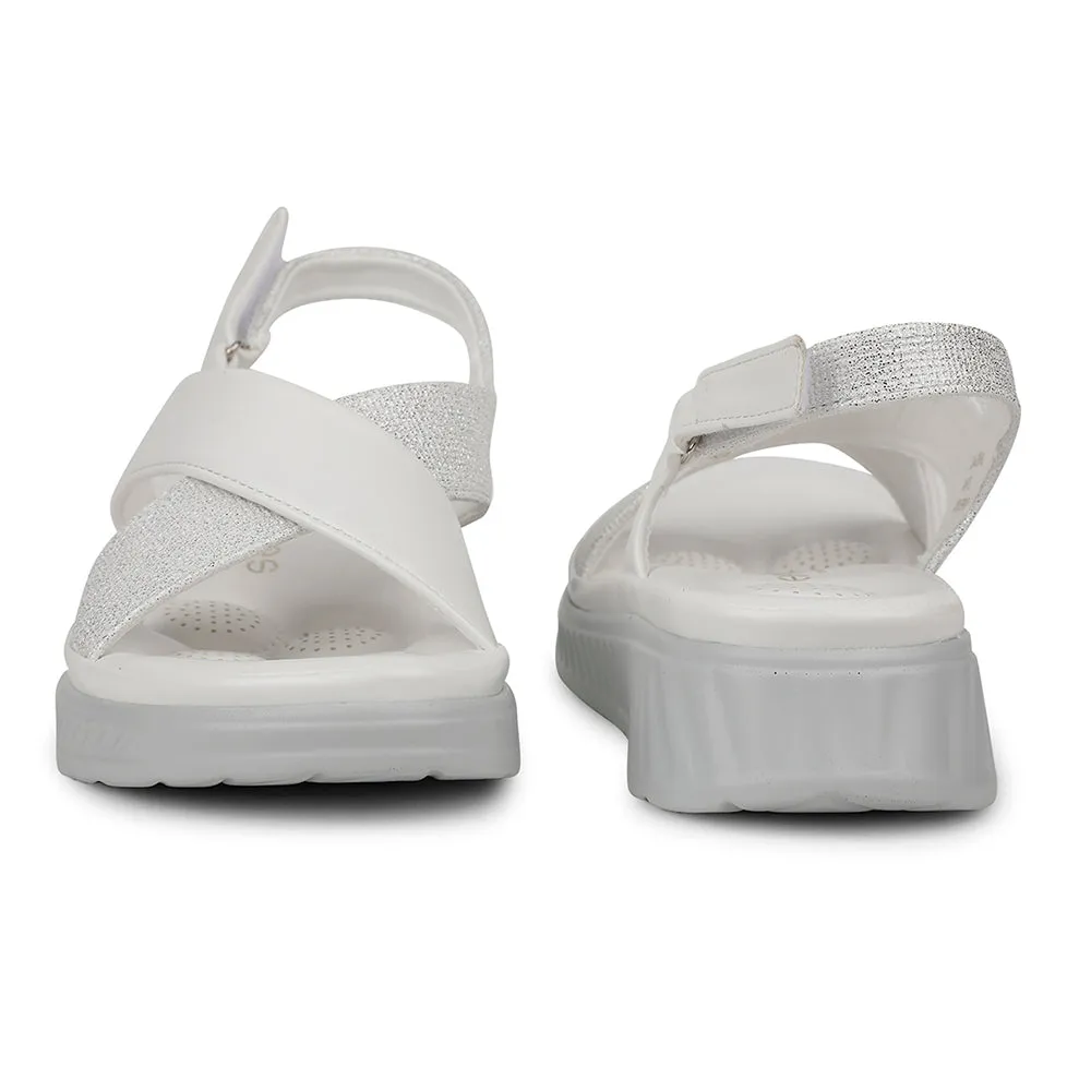 Healers Casual White Sandal For Women ZQ-AL-SN03 By Liberty