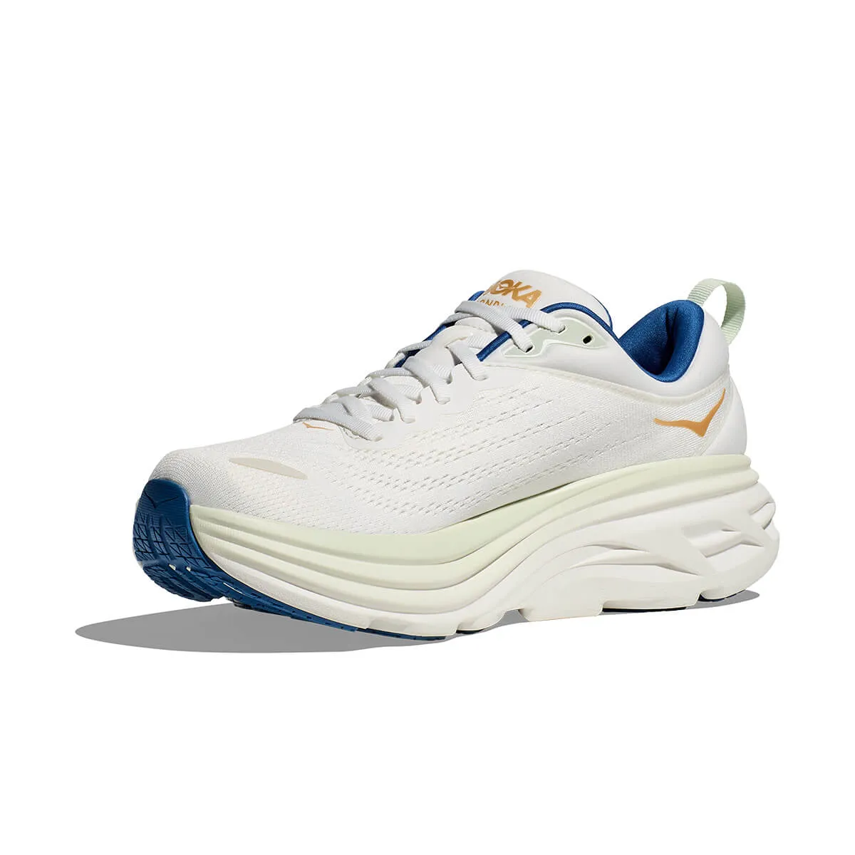 Hoka Bondi 8 Mens | Frost / Gold