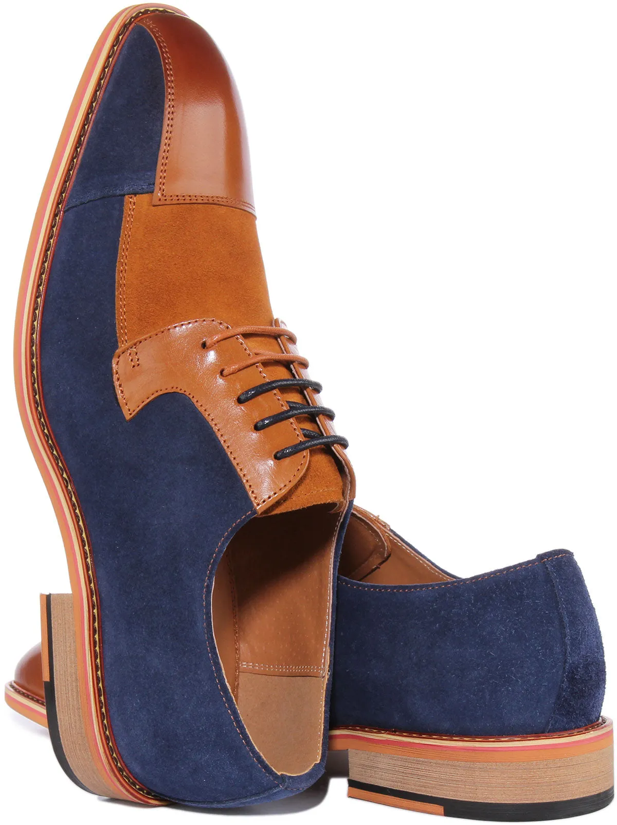 Justinreess England Jeff In Brown Blue For Men