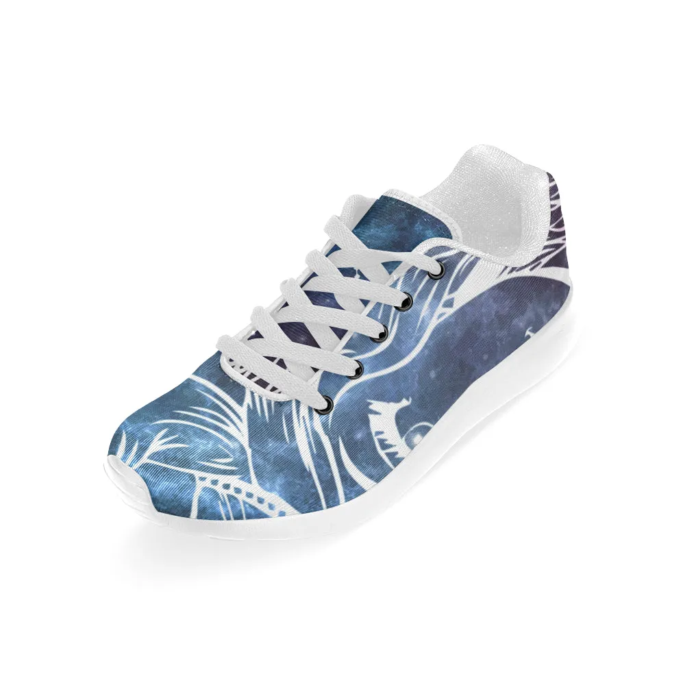 Kids Taurus Zodiac Print Canvas Sneakers