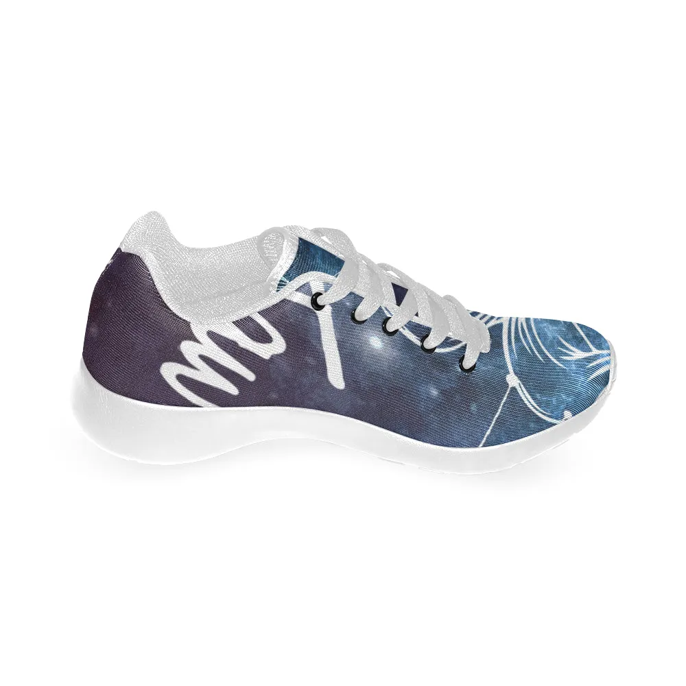 Kids Taurus Zodiac Print Canvas Sneakers