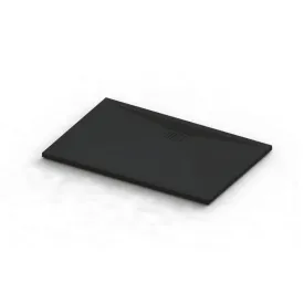 KineSurf Plus Rectangle Shower Trays Textured Black with Colour Match Waste - choice of sizes