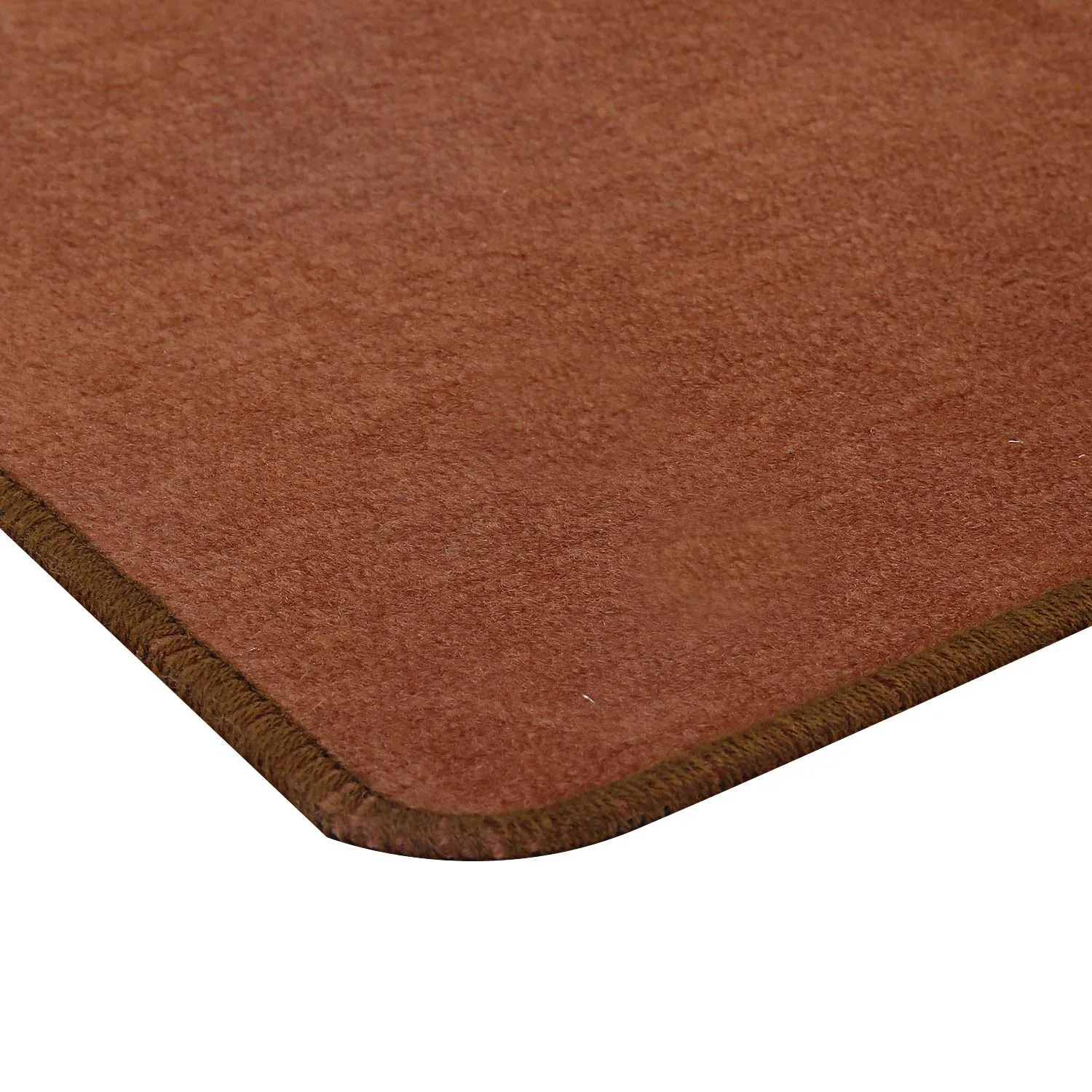 Kuber Industries Microfiber Anti Slip 4 Pieces Door Mat 22"x14", Brown - CTKTC028364