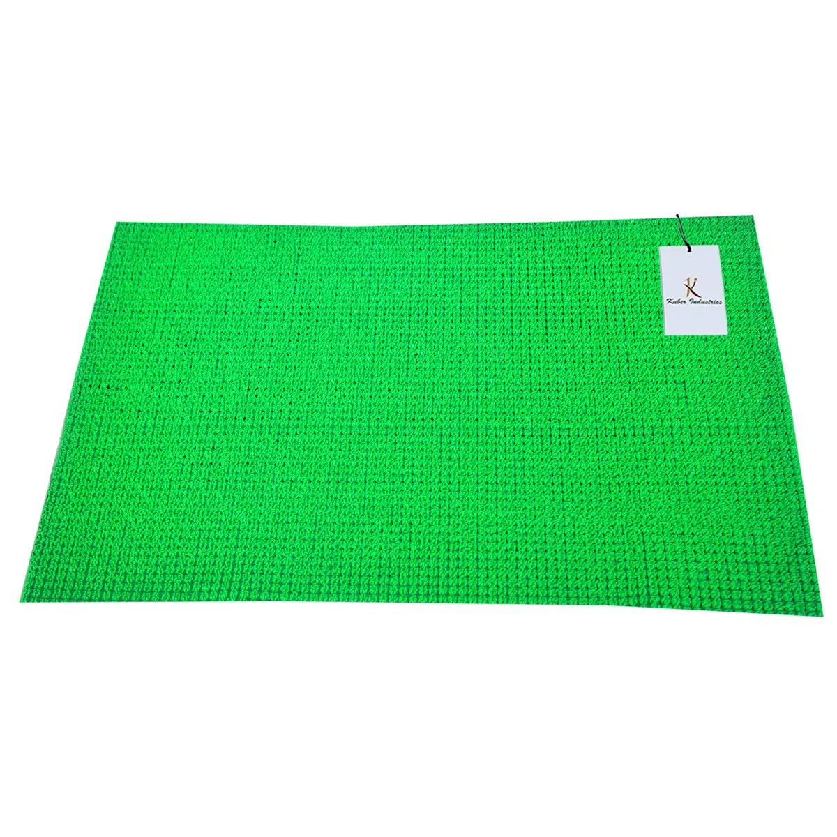 Kuber Industries PVC Plain Door Mat (VARIATION0045_16, Green, 36" x 24", Standard)