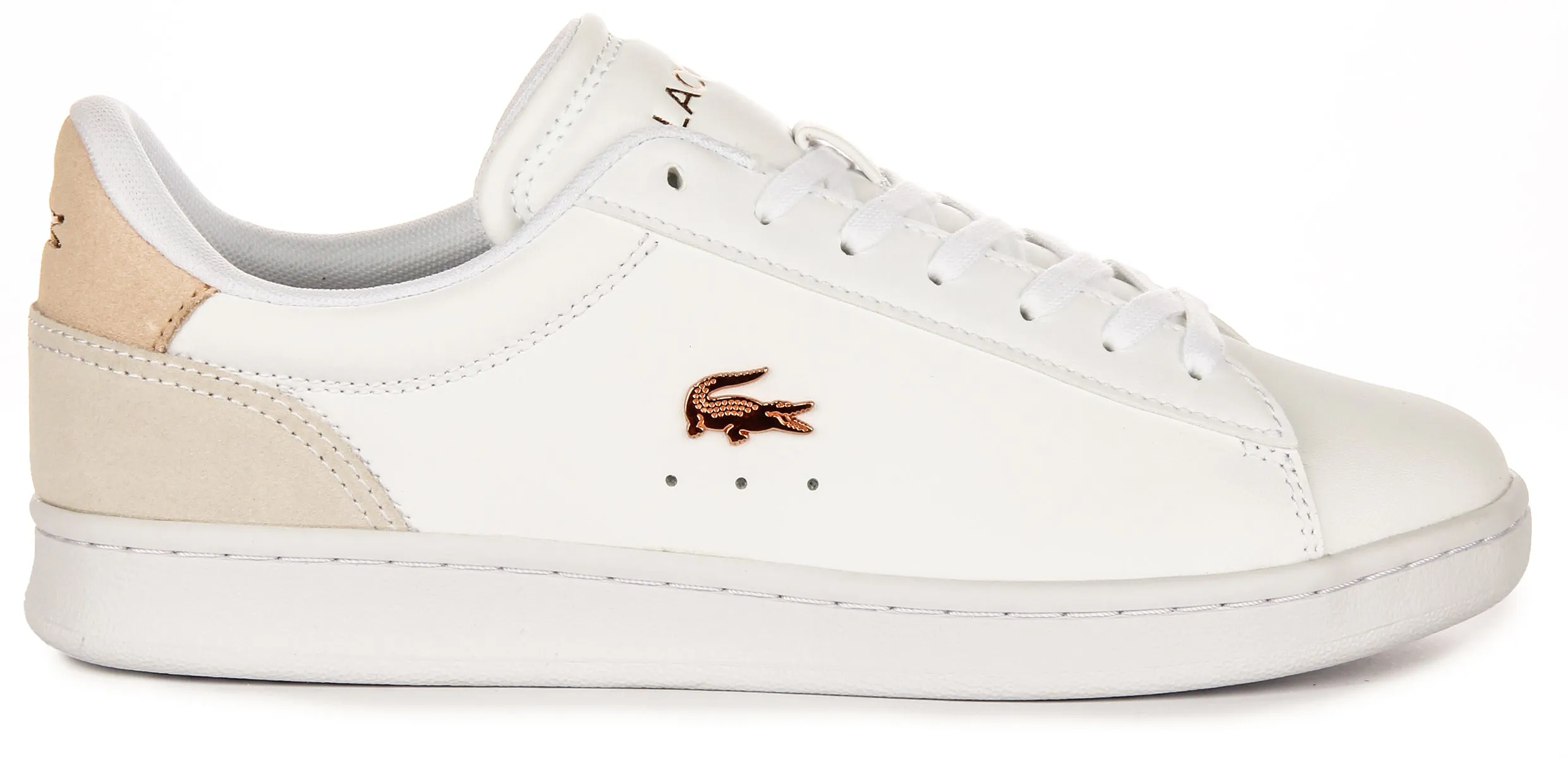 Lacoste Carnaby Set In White Pink For Women