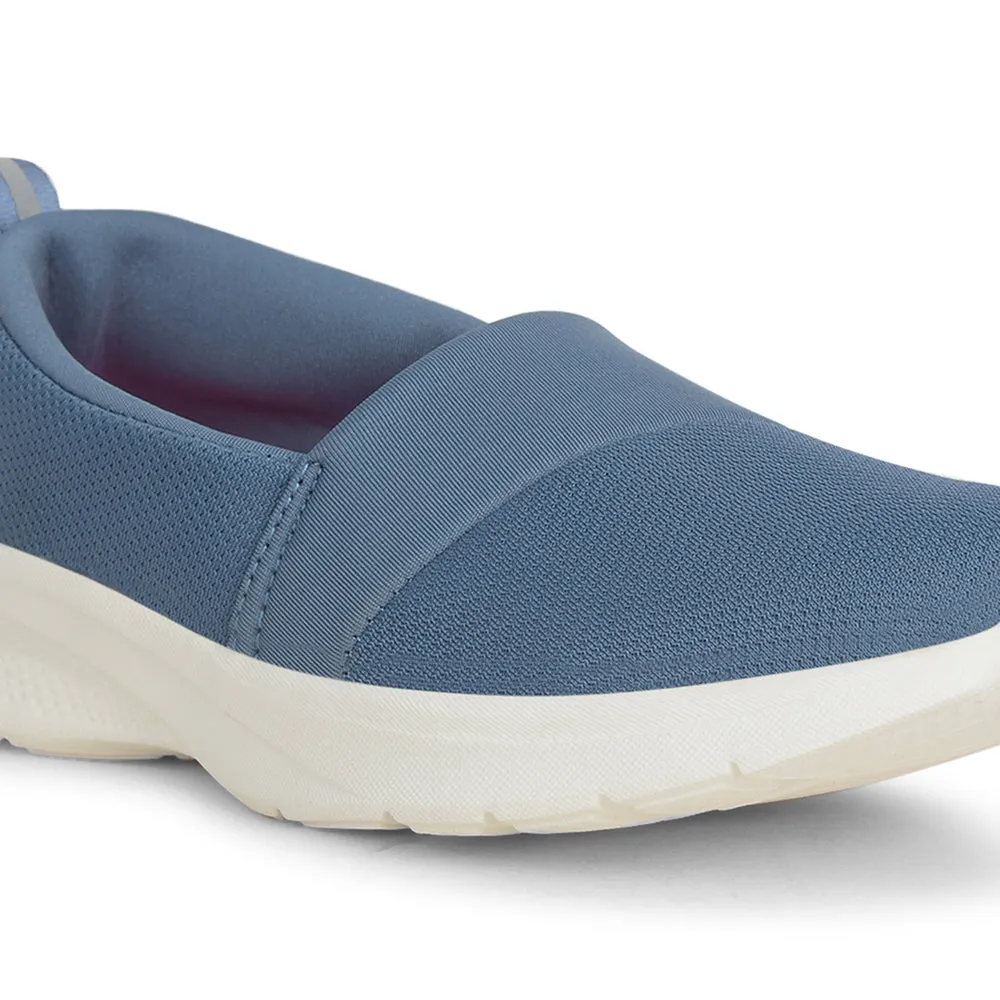 Leap7x Blue Casual Non Lacing Shoes For Women TRINCY By Liberty